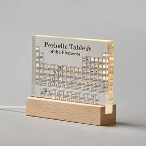 Tableau Périodique Éducatif - Affichage Acrylique pour Passionnés de Science