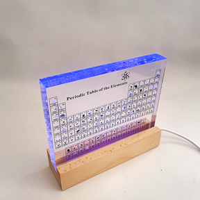 Tableau Périodique Éducatif - Affichage Acrylique pour Passionnés de Science