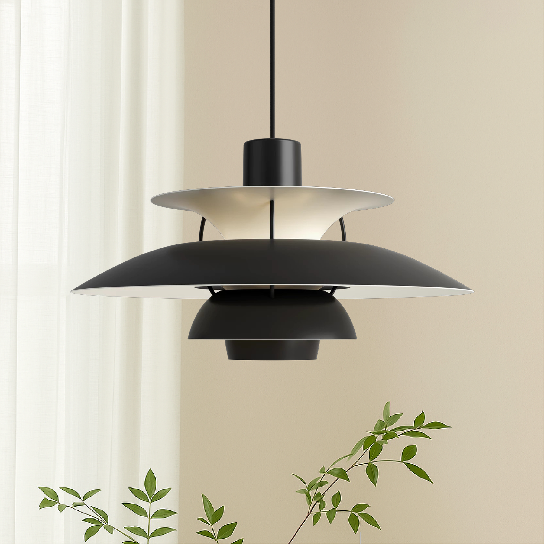 Lampe Pendante Danoise Moderne - Design Élégant et Ambiance Chaleureuse