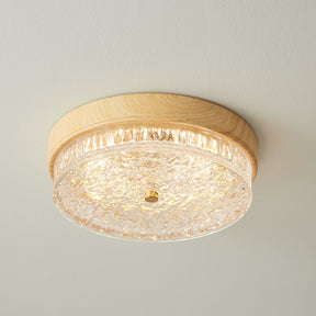 Plafonnier Design Moderne en Verre - Élégance Naturelle et Chaleur Intérieure