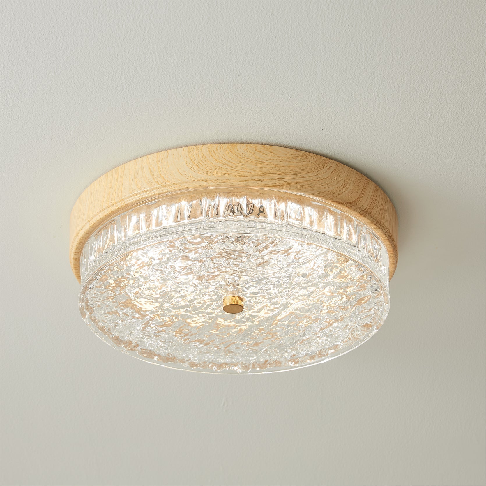 Plafonnier Design Moderne en Verre - Élégance Naturelle et Chaleur Intérieure