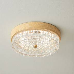 Plafonnier Design Moderne en Verre - Élégance Naturelle et Chaleur Intérieure