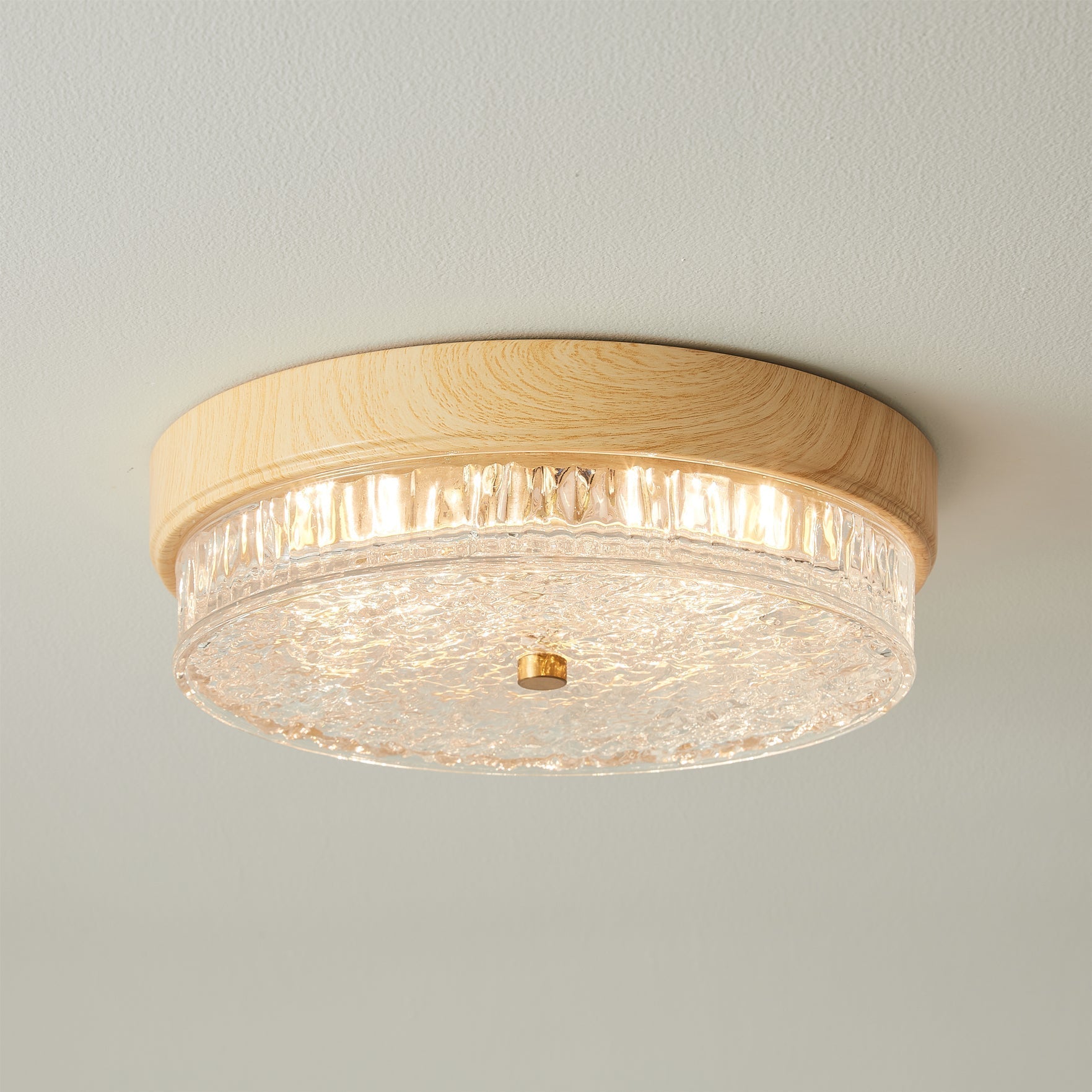 Plafonnier Design Moderne en Verre - Élégance Naturelle et Chaleur Intérieure