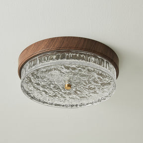 Plafonnier Design Moderne en Verre - Élégance Naturelle et Chaleur Intérieure
