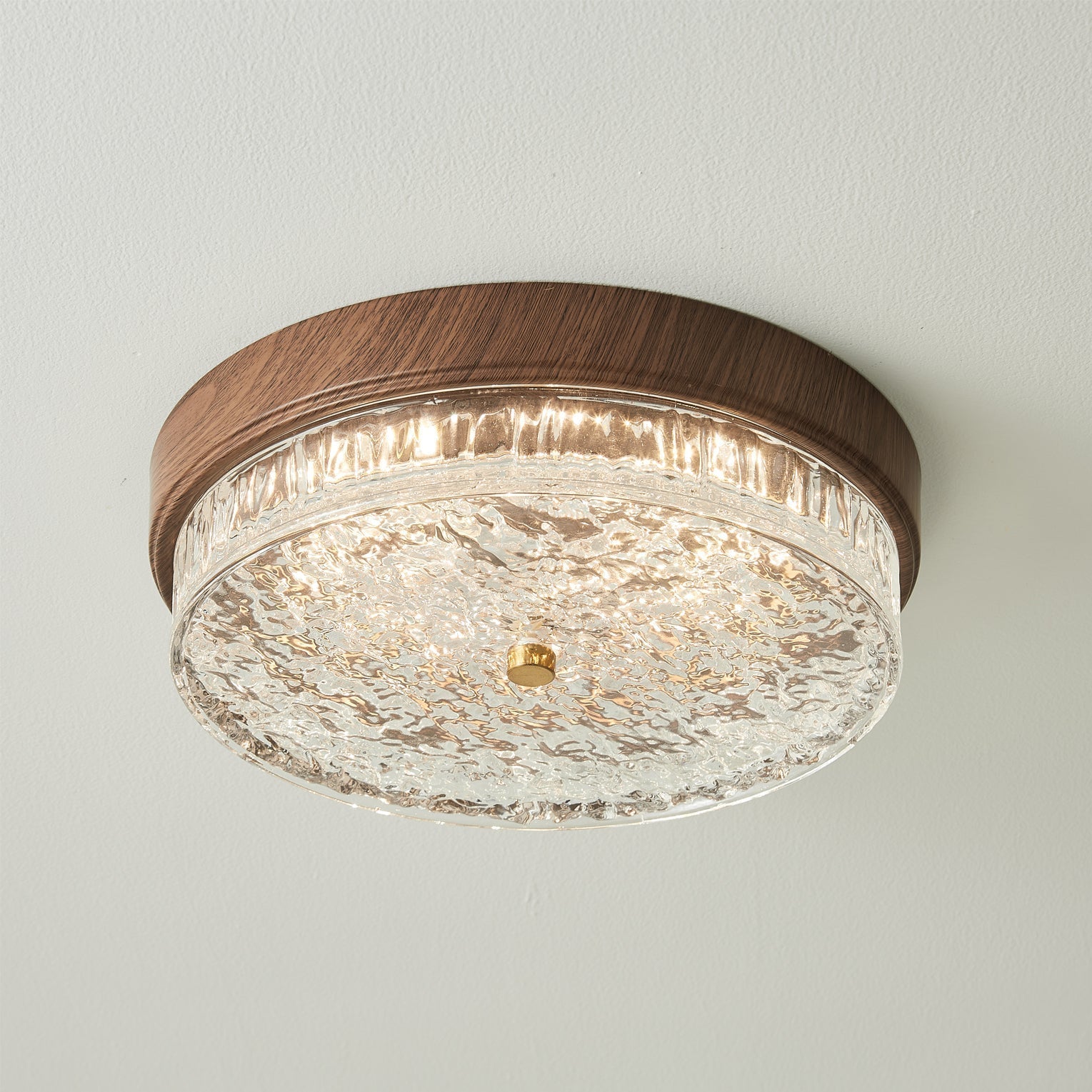 Plafonnier Design Moderne en Verre - Élégance Naturelle et Chaleur Intérieure