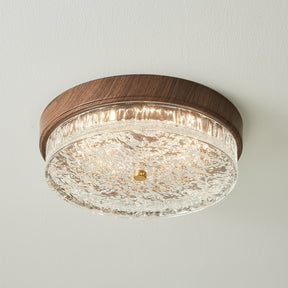 Plafonnier Design Moderne en Verre - Élégance Naturelle et Chaleur Intérieure