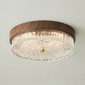 Plafonnier Design Moderne en Verre - Élégance Naturelle et Chaleur Intérieure