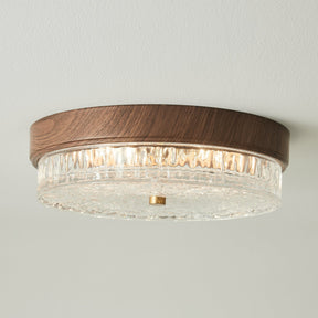 Plafonnier Design Moderne en Verre - Élégance Naturelle et Chaleur Intérieure