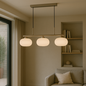 Lampe Suspendue Bauhaus à 3 Têtes - Design Épuré et Ambiance Chaleureuse