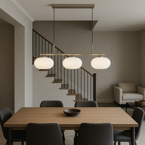 Lampe Suspendue Bauhaus à 3 Têtes - Design Épuré et Ambiance Chaleureuse