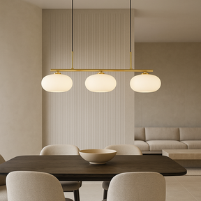 Lampe Suspendue Bauhaus à 3 Têtes - Design Épuré et Ambiance Chaleureuse