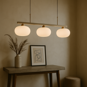 Lampe Suspendue Bauhaus à 3 Têtes - Design Épuré et Ambiance Chaleureuse
