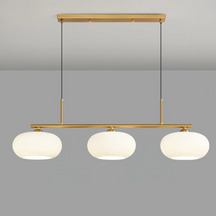 Lampe Suspendue Bauhaus à 3 Têtes - Design Épuré et Ambiance Chaleureuse