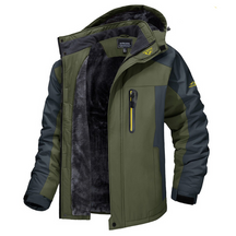 Parka d'hiver imperméable pour hommes - Chaud, robuste et confortable par temps froid