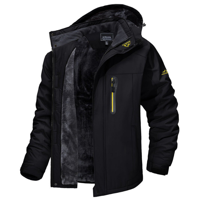 Parka d'hiver imperméable pour hommes - Chaud, robuste et confortable par temps froid