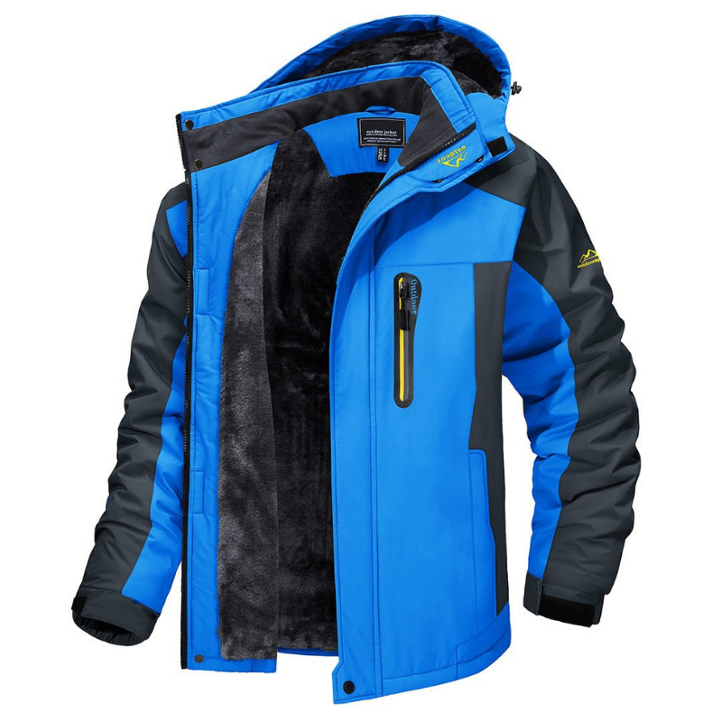 Parka d'hiver imperméable pour hommes - Chaud, robuste et confortable par temps froid
