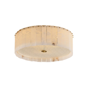 Lampe de Plafond en Albâtre - Élégance et Ambiance Chaleureuse