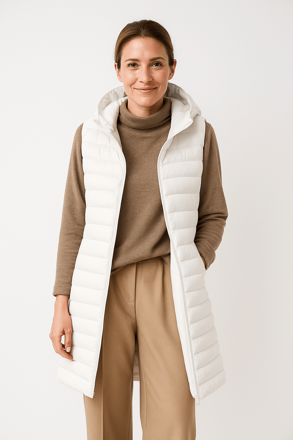Manteau d'hiver matelassé pour Femmes - Élégance et Confort avec Capuche