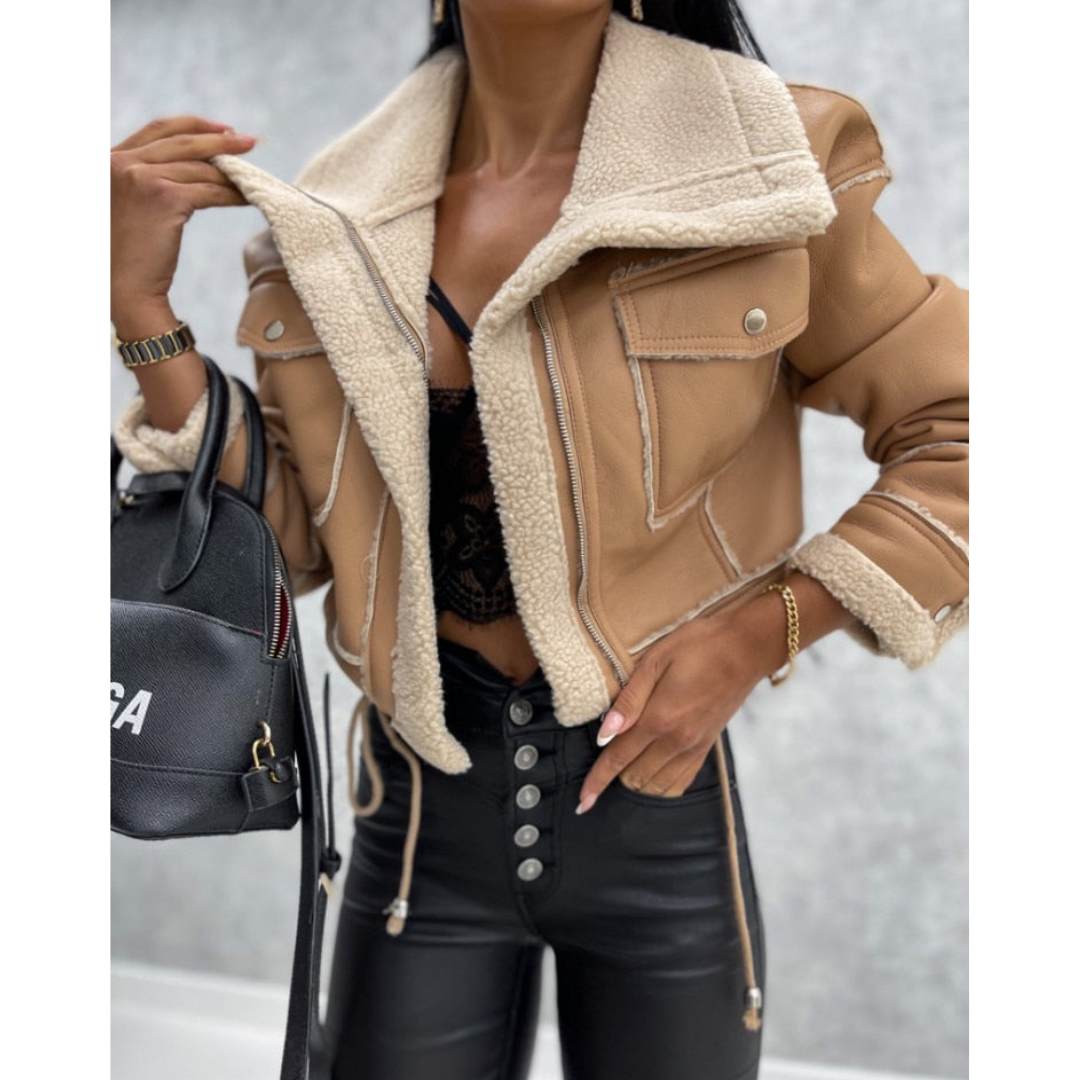 Veste Courte Isolée pour Femmes - Style Tendance pour Jours Froids