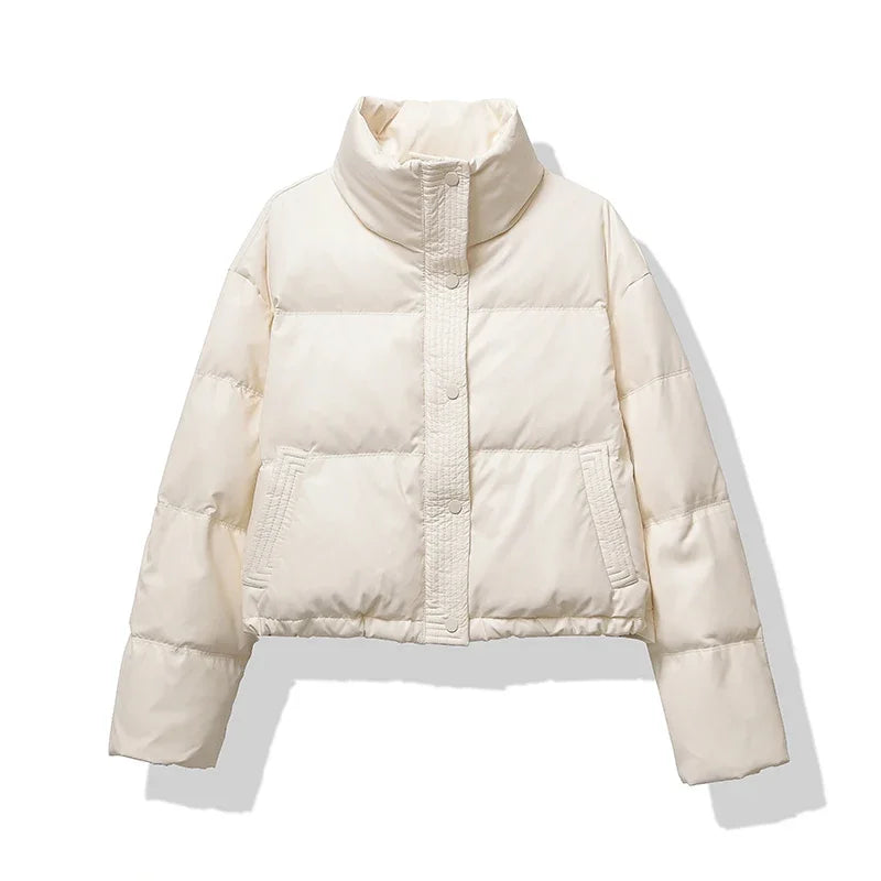Veste Puffer Élégante pour Femmes - Chaleur et Style en Hiver