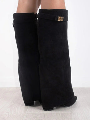Bottes Montantes Chic pour Femmes - Style Élégant et Confort Optimal