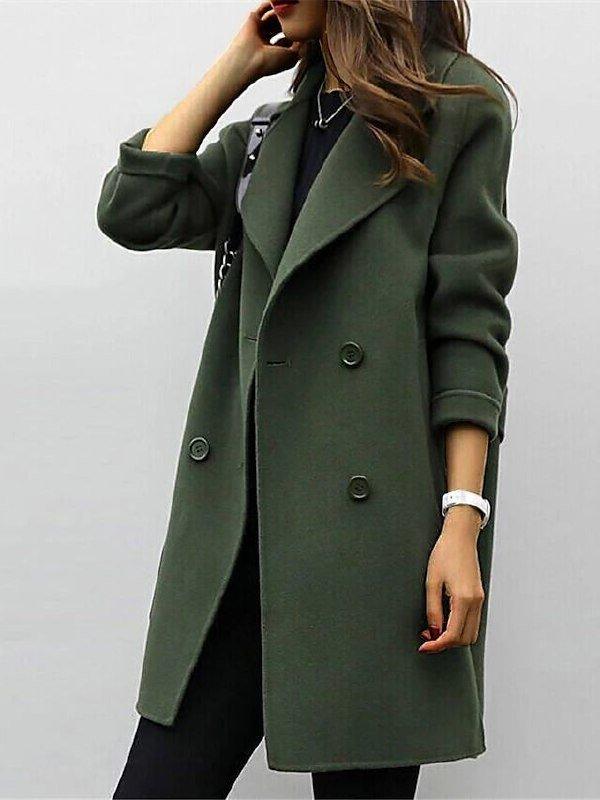 Manteau Trench Élégant pour Femmes - Style Classique et Confort Hivernal