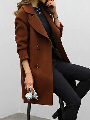 Manteau Trench Élégant pour Femmes - Style Classique et Confort Hivernal
