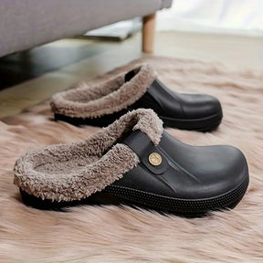 Sabots Douillets en Fleece pour Femmes - Confort et Chaleur pour Intérieur