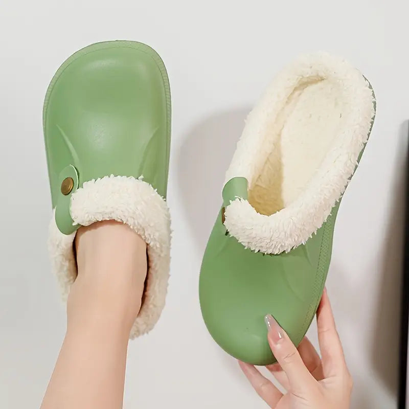 Sabots Douillets en Fleece pour Femmes - Confort et Chaleur pour Intérieur