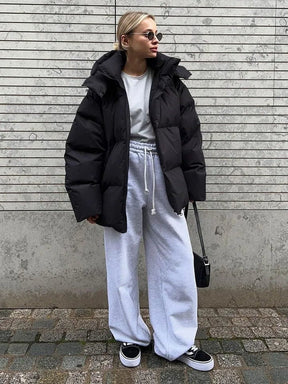 Veste Puffer Oversized Femme - Chaleur et Style Hivernal Confortable