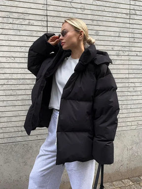 Veste Puffer Oversized Femme - Chaleur et Style Hivernal Confortable