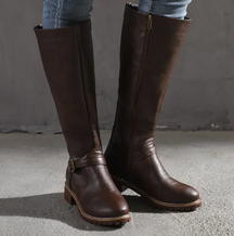 Bottes Hautes Élégantes pour Femmes - Style Intemporel et Confort Quotidien