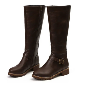 Bottes Hautes Élégantes pour Femmes - Style Intemporel et Confort Quotidien