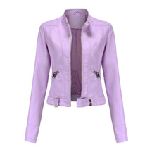 Veste en Cuir Ajustée pour Femmes - Élégance et Style Urbain Assuré