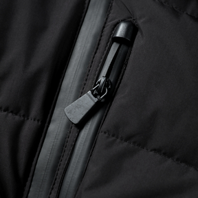 Veste Puffer Noire Étanche - Chaude et Élégante pour Femmes