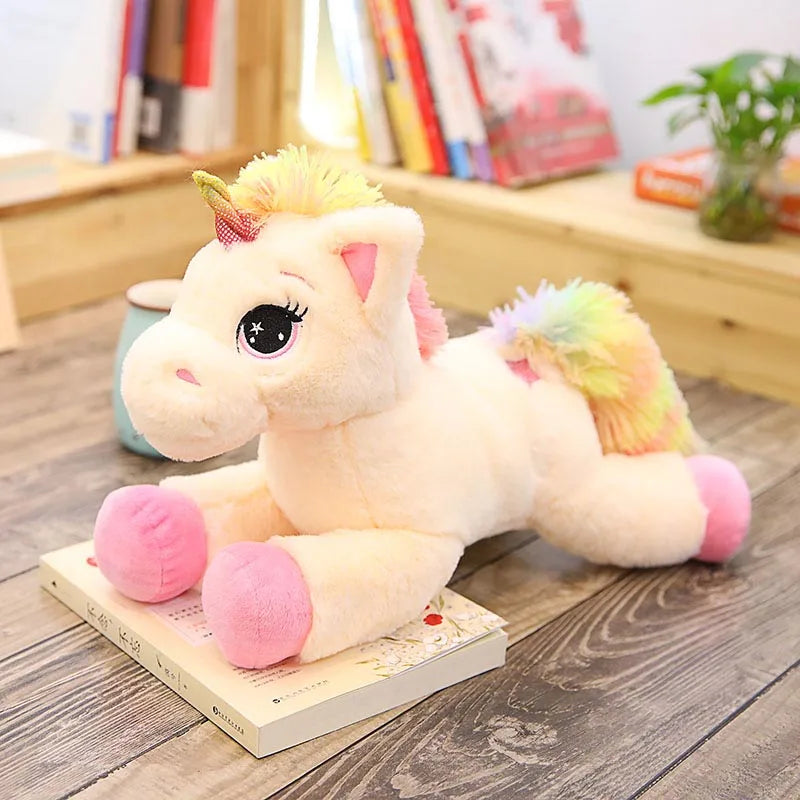 Poupée Licorne en Peluche 80 cm - Douceur et Confort pour Enfants