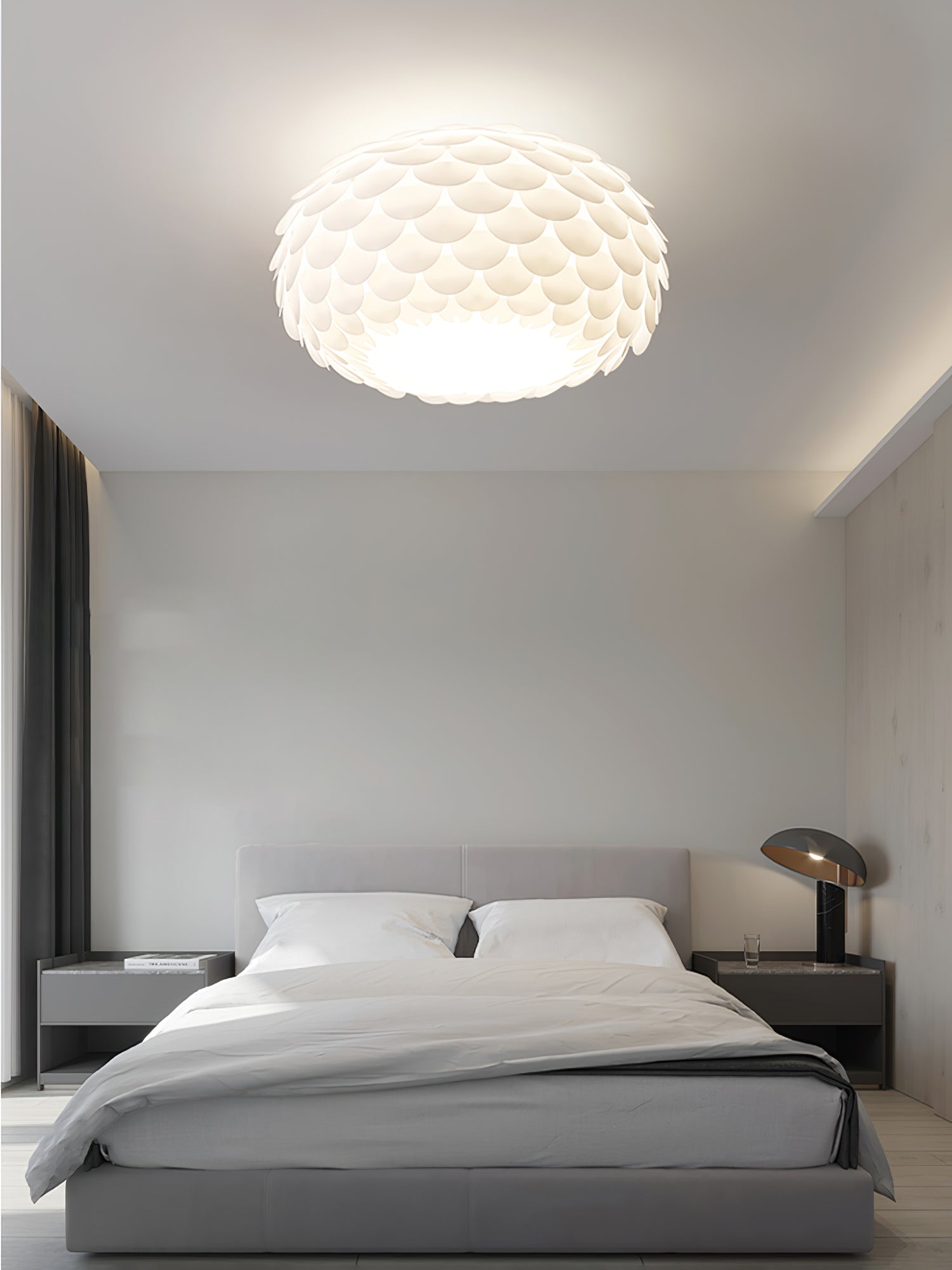 Plafonnier Éclairant Design Unique - Éclairage Atmosphérique et Chaud