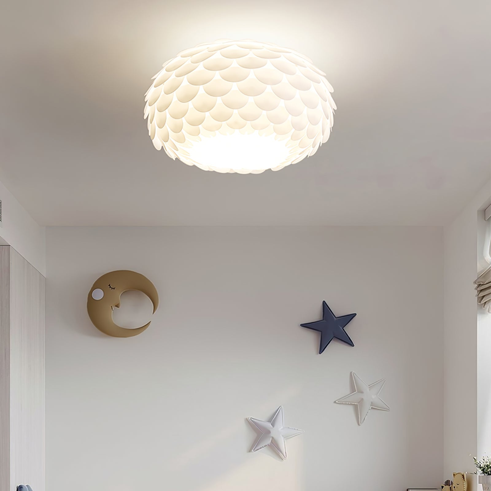 Plafonnier Éclairant Design Unique - Éclairage Atmosphérique et Chaud