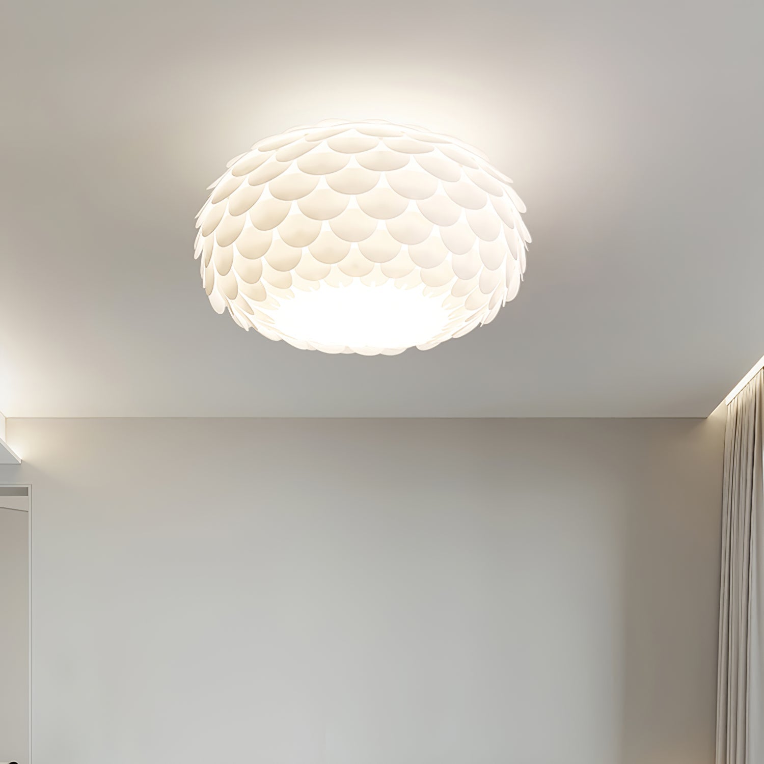 Plafonnier Éclairant Design Unique - Éclairage Atmosphérique et Chaud