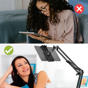 Support de Tablette Réglable - Confort de Visionnage Multi-Angle