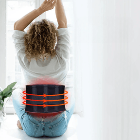Ceinture Chauffante Ergonomique - Soulagement Ciblé des Douleurs Dorsales