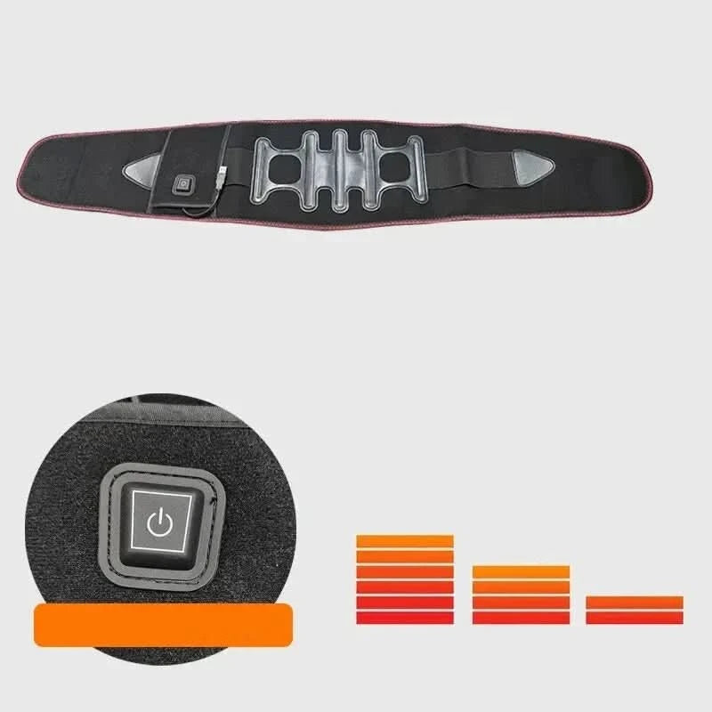 Ceinture Chauffante Ergonomique - Soulagement Ciblé des Douleurs Dorsales