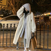 Manteau d'Hiver Long à Capuche - Protection Élégante contre le Froid