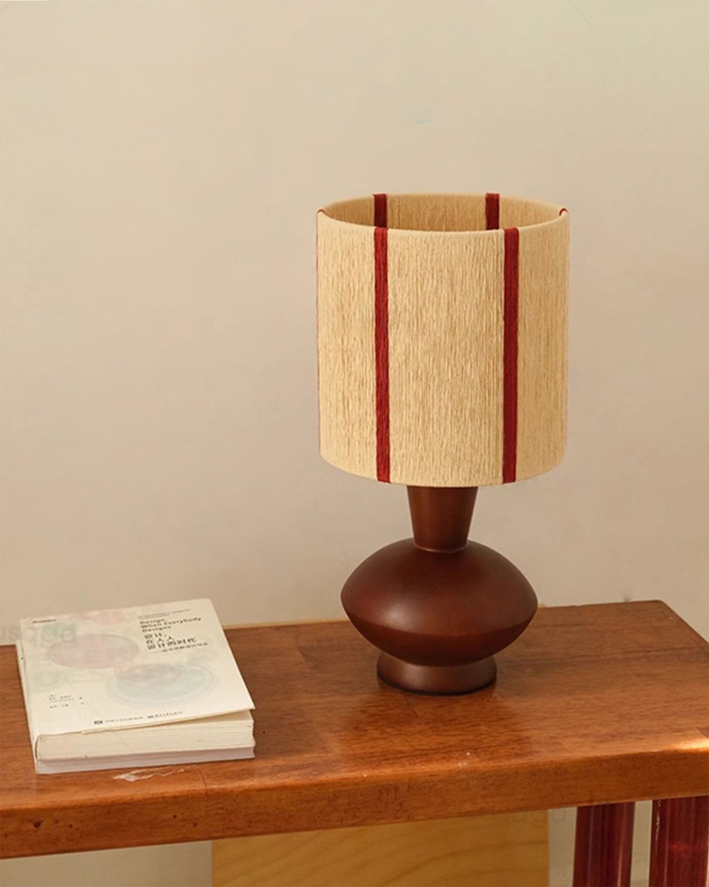 Lampe de Table en Bois Naturel - Élégance Intemporelle et Ambiance Cozy
