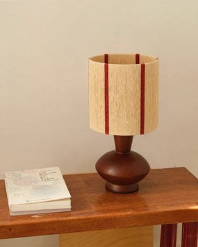 Lampe de Table en Bois Naturel - Élégance Intemporelle et Ambiance Cozy
