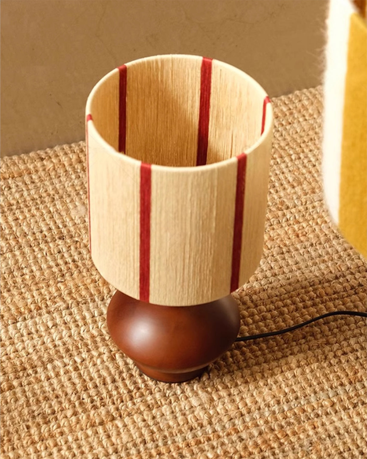 Lampe de Table en Bois Naturel - Élégance Intemporelle et Ambiance Cozy