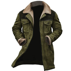 Manteau d'hiver pour Hommes - Doublure en Fausse Fourrure Douce