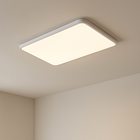 Lampe de Plafond Carrée Blanche - Éclairage Élégant pour Intérieur Contemporain