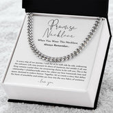 Collier de Promesse Élégant pour Couples - Symbole d'Amour Durable et Raffiné
