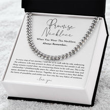 Collier de Promesse Élégant pour Couples - Symbole d'Amour Durable et Raffiné